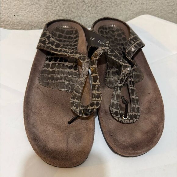 Donald Pliner  Sandals snake print size 8.5 - Picture 1 of 10
